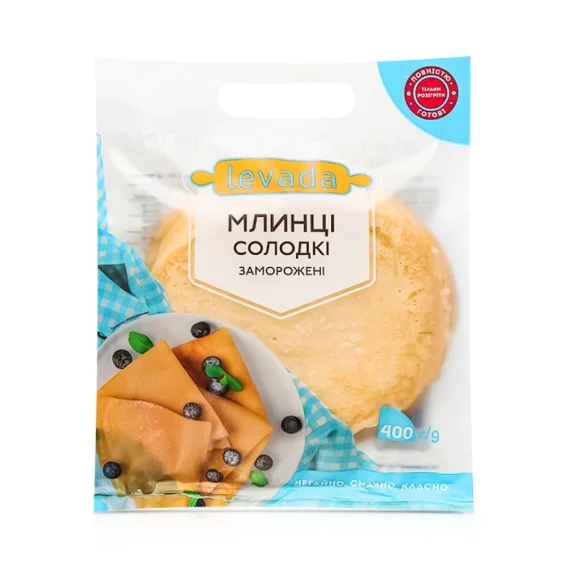  Bliny, Pfannkuchen süß, ohne Füllung, Levada, 400 g