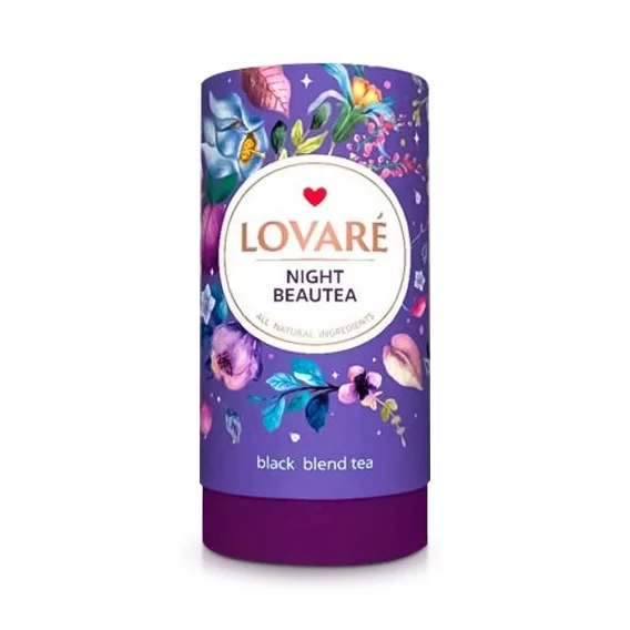 Чай - Ночная Красота, с фруктовым вкусом, в тубе, Lovare, 80 г