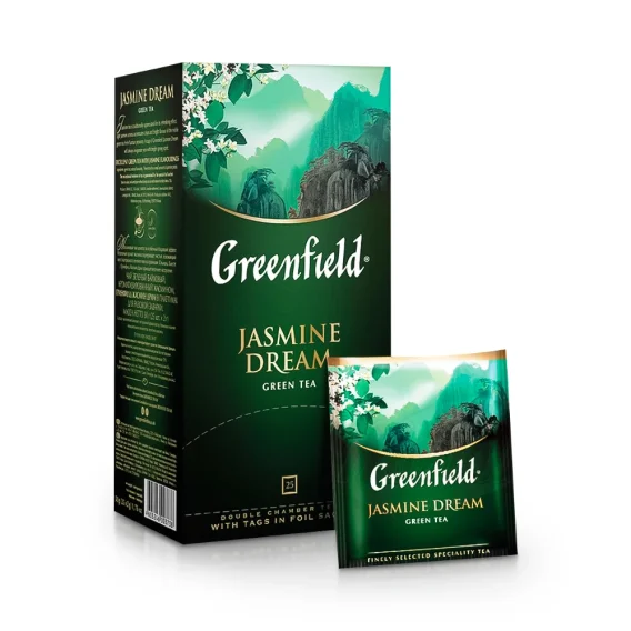 Grüner Tee - Jasmine Dream, mit Jasmine, Greenfield, 25 x 2 g