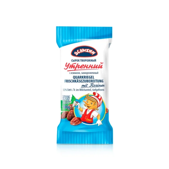 Quarkriegel - Utrennij, mit Rosinen, 32 % Fett, Schwinn, 100 g