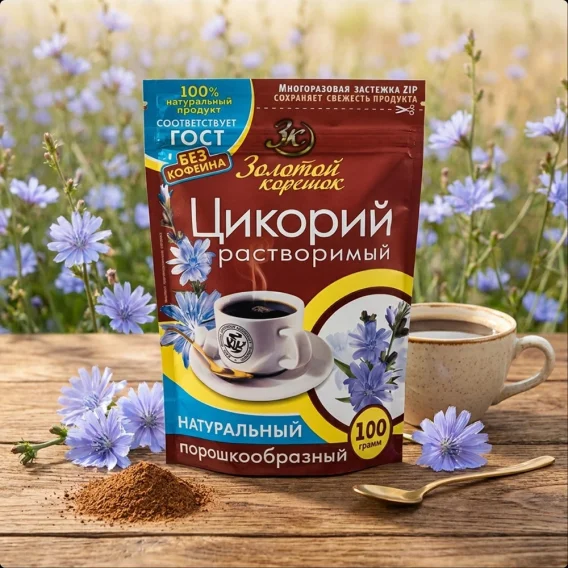 Zichorien-Pulver - Solotoj koreschok, 100 g