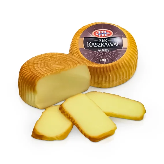 Käse - Kashkaval, 45 % Fett, geräuchert, Mlekovita, 300 g