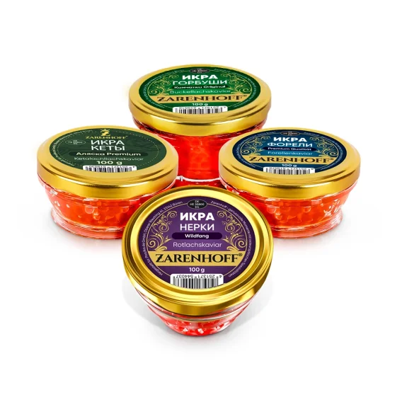  Roter Kaviar - Set Zarenhoff, 4 х 100 g