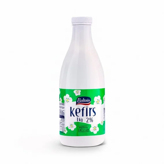 Sauermilcherzeugnis Kefir, 2 % Fett, Baltais, 1 kg