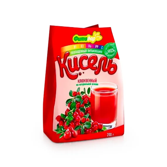  Кисель клюквенный, ФитоДар, 200 г