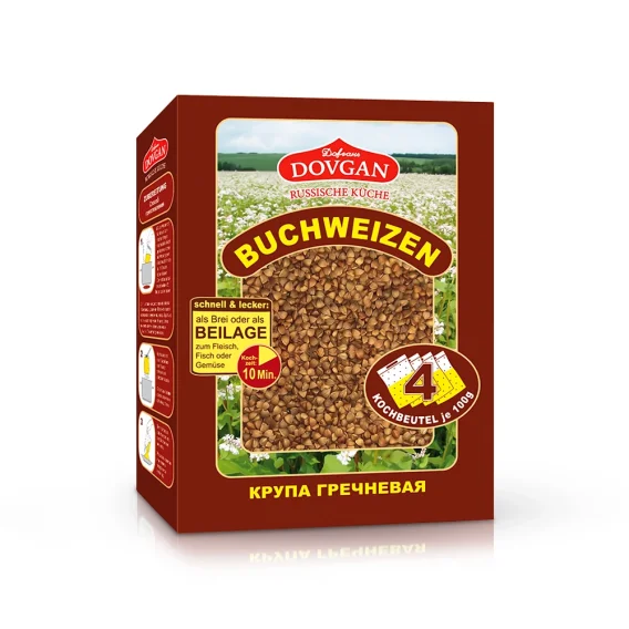 Buchweizen - Dovgan, im Kochbeutel, 4 x 100 g