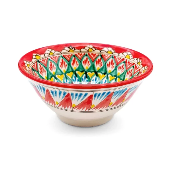 Schale Kosa - Mehrob rot – MSV2 - Rischtan Keramik, 700 ml, Ø 19 cm