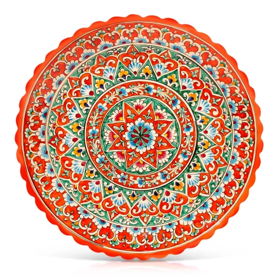 Lagan - KaraKalam KR10, Rischtan Keramik, Ø 42 cm