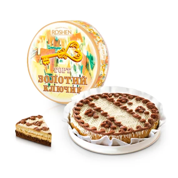 Торт - Золотой ключик, Roshen, 500 г