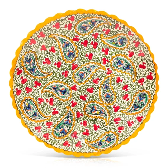 Lagan - KaraKalam KR6, Rischtan Keramik, Ø 42 cm