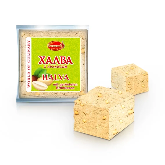 Халва подсолнечная, с жареным арахисом, 280 г