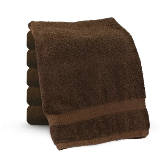 Handtuch, Farbe braun, Baumwolle 100 %