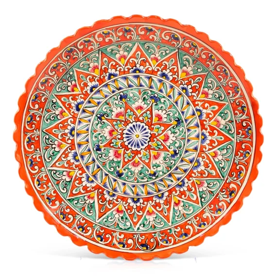 Ляган - КараКалам KR13, Риштан керамика, Ø 42 см