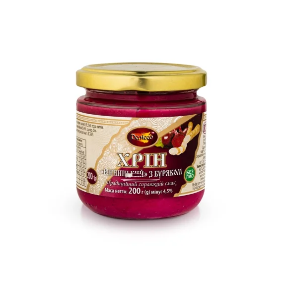 Tafelmeerrettich -Vinnytskij, mit Rote Bete, Delisso, 200 g