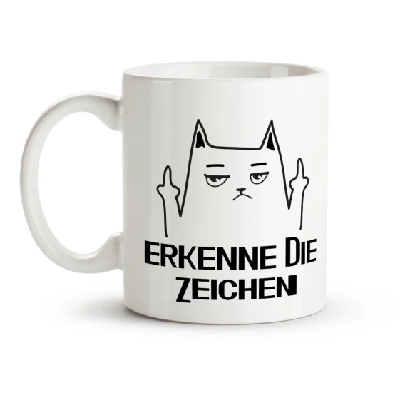 Кружка - Erkenne die zeichen, керамика, 330 мл