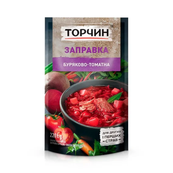 Заправка для борща томатная со свеклой, Торчин, 220 г