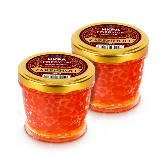 Buckellachs Kaviar Gorbuscha aus Alaska 200 g х 2 St.