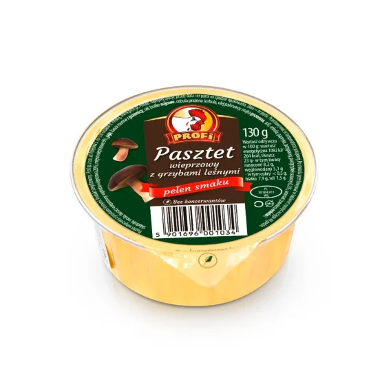 Паштет из свиной печени с грибами, 130 г