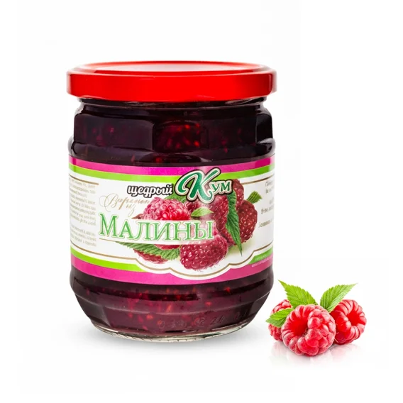 Konfitüre aus Himbeeren, Schedryj Kum, 500 g