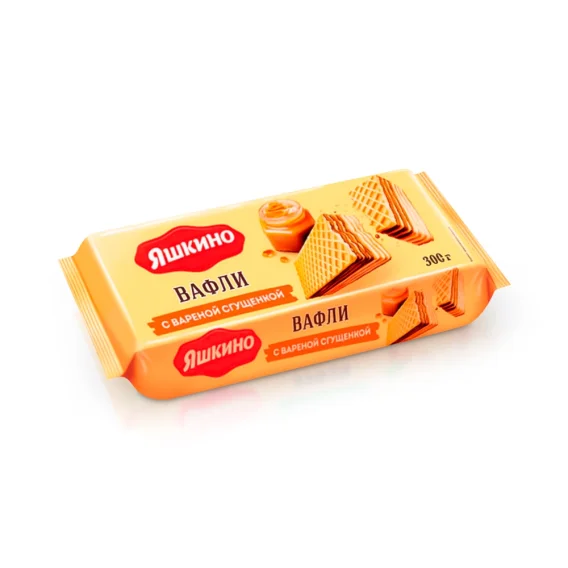 Вафли с варёной сгущенкой, 300 г