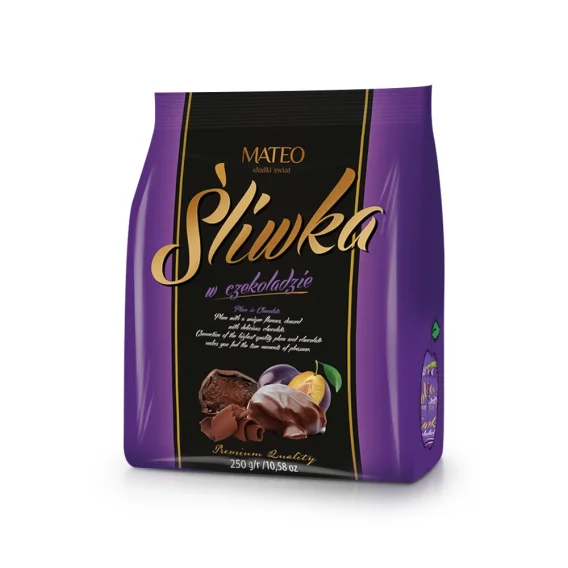 Конфеты - Слива в шоколаде, Mateo, 250 г