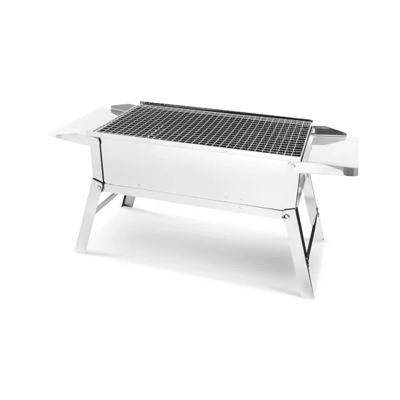 Campinggrill Sputnik, Edelstahl, 67,5 x 25,5 x 32 cm