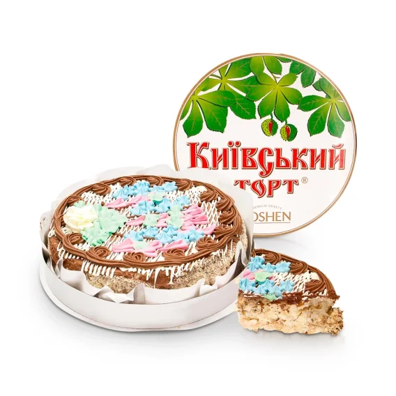 Torte - Kiewskiy, mit Haselnüssen, Roshen, 850 g