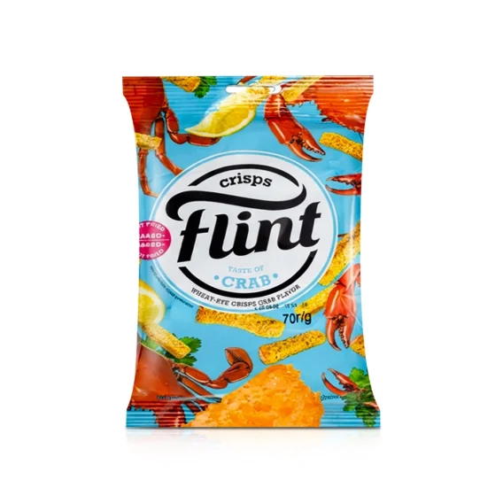 Weizen-Roggen-Croutons - Flint, mit Krabbengeschmack, 70 g