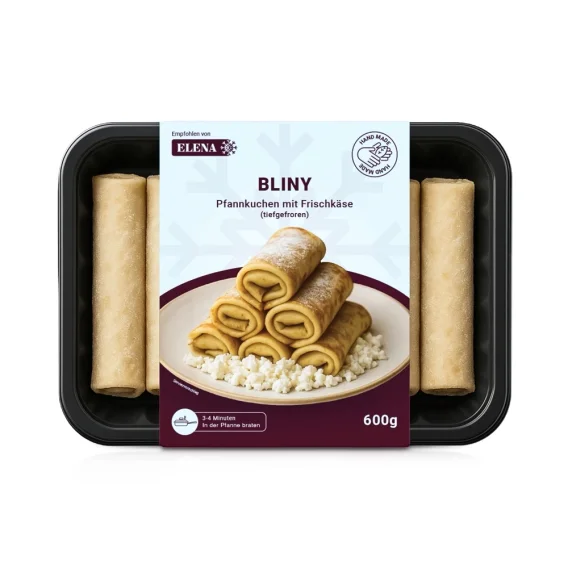 Bliny, Pfannkuchen mit Frischkäse, Elena, 600g
