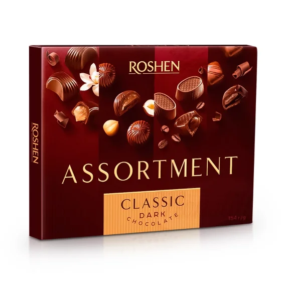 Конфеты шоколадные - Assortment Classic, с различными начинками, Roshen, 154 г