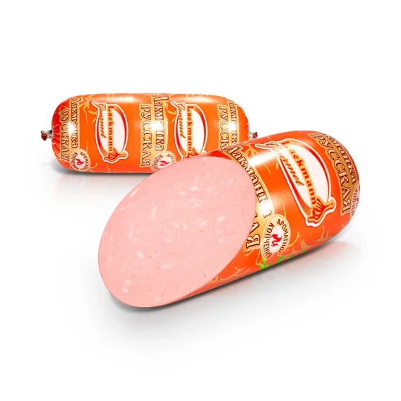 Колбаса - Русская, ароматного копчения, свиная, Lackmann, 700 г