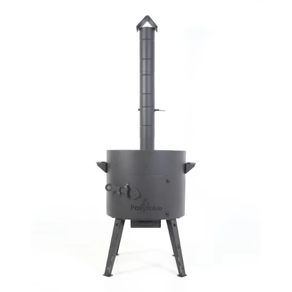 Feuerofen - KazanoFF mit abnehmbarem Ofenrohr, für Kasan 12 Liter, Ø 40 cm