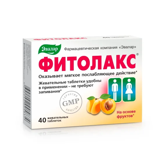 Fitolax, Evalar, 40 Tabletten