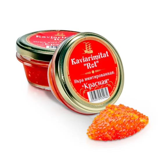 Rotes Kaviarimitat aus Braunalgenextrakt, 100 g