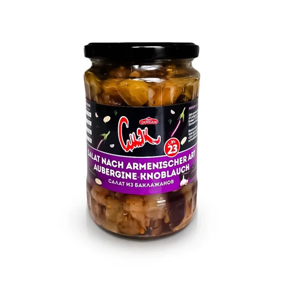 Auberginensalat, nach armenischer Art, mit Knoblauch, Dovgan, 530 g