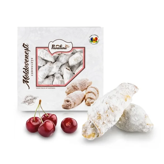 Kekse - Hörnchen, mit Kirschfüllung, Panilino, 450 g