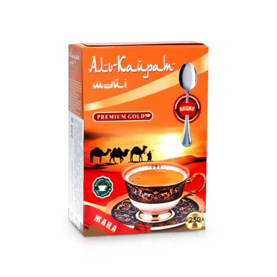 Schwarzer Tee, aus Kenia, granuliert, Alj-kajrat, 250 g  + ein Teelöffel als Geschenk