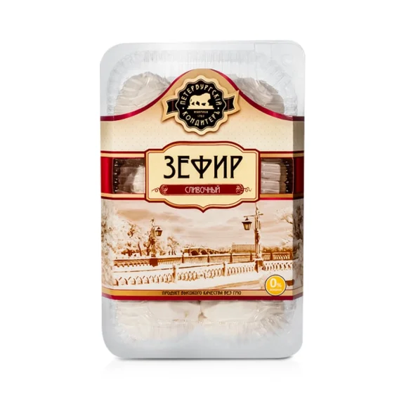 Zefir - Petersburg, mit Sahnegeschmack, 420 g