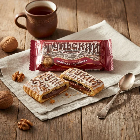 Feingebäck - Tulskij Prjanik, mit Kondensmilchfüllung, 140 g    
