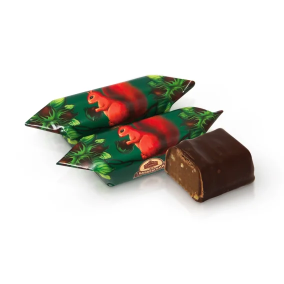 Schokokonfekt - Babaewskaja belotschka, in kakaohaltiger Fettglasur, 300 g  