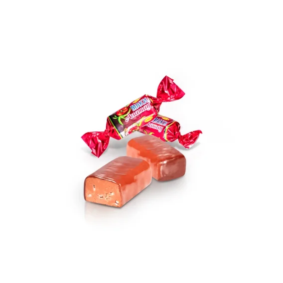 Конфеты шоколадные - Красный мак, с карамельной крошкой, 300 г