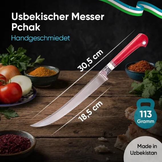 Usbekischer Messer – Pchak, 30,5 cm
