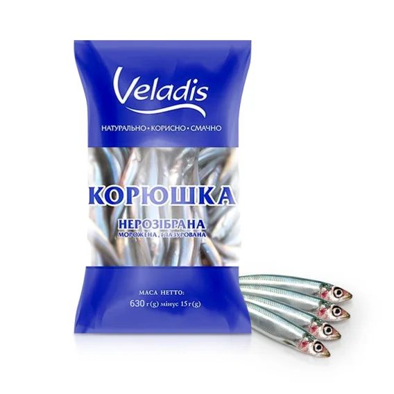 Корюшка, непотрошеная, Veladis, 630 г