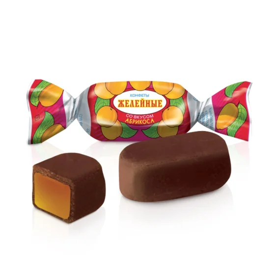 Gelee-Konfekt mit Aprikosengeschmack, 300 g  