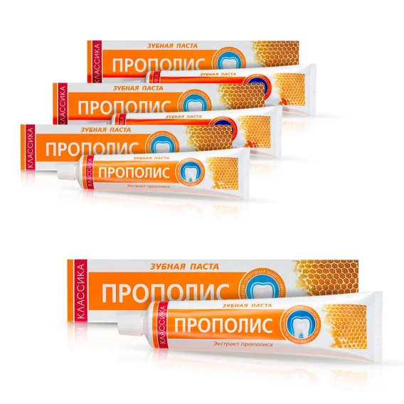  Zahnpasta - Klassik mit Propolis, 150 g х 4