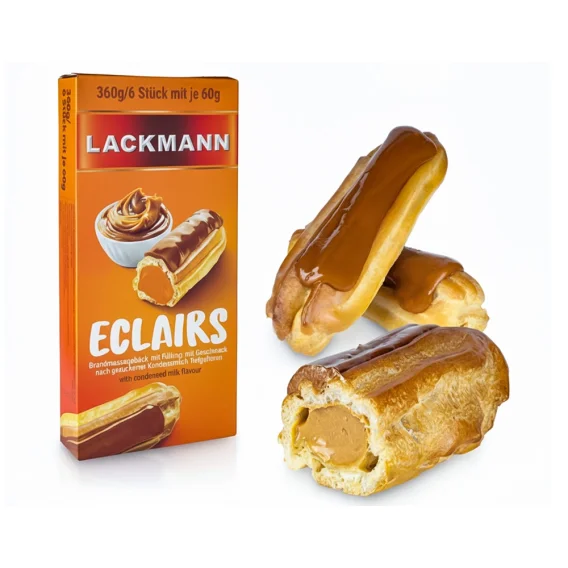 Эклеры со сгущёнкой, Lackmann, 360 г