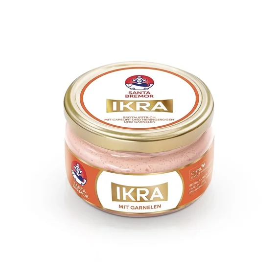 Икра деликатесная, с креветкой, Santa Bremor, 160 г