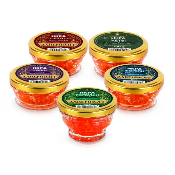 Kaviar, Caviar, Ikra Probier Set, 5 x 100 g