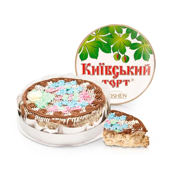 Torte - Kiewskiy, mit Cremefüllung und Haselnüssen, Roshen, 450 g