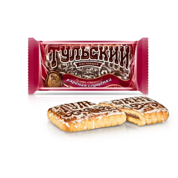 Feingebäck - Tulskij Prjanik, mit Kondensmilchfüllung, 140 g    